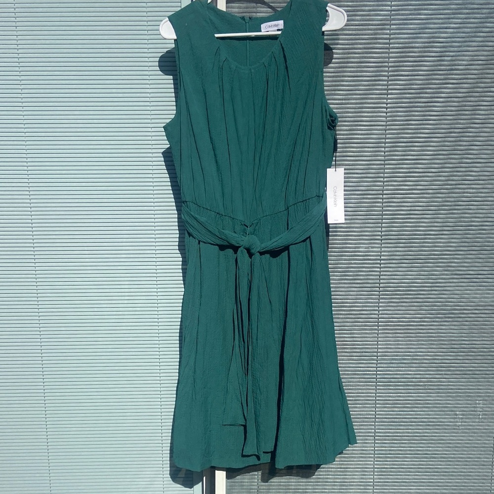 Calvin Klein Teal Midi Dress